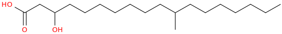 3 hydroxy 11 methyl stearic acid